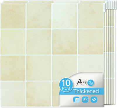 10 Azulejos Autoadhesivos 12x12pulg Encimera Arenisca