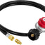 Regulador propano ajustable 0-20 PSI manguera adaptador latón 5ft