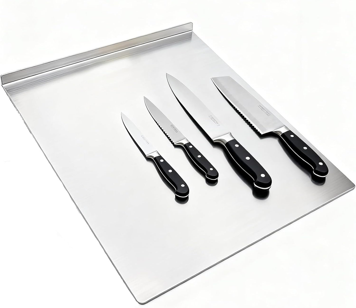 Tabla cortar acero inox gran tamaño 35.5x22.8pulg