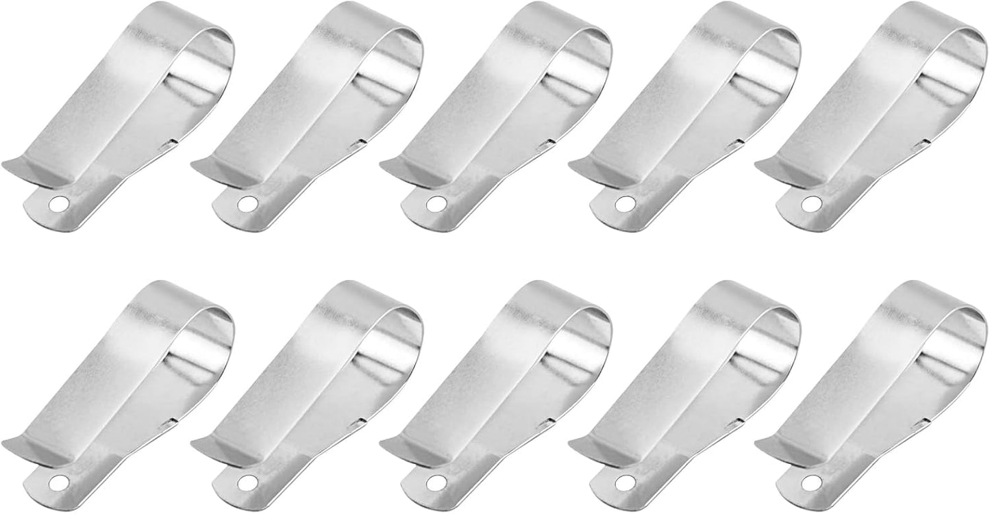 Repuesto visor clip para transmisor Genie 37768A acero inox set 10