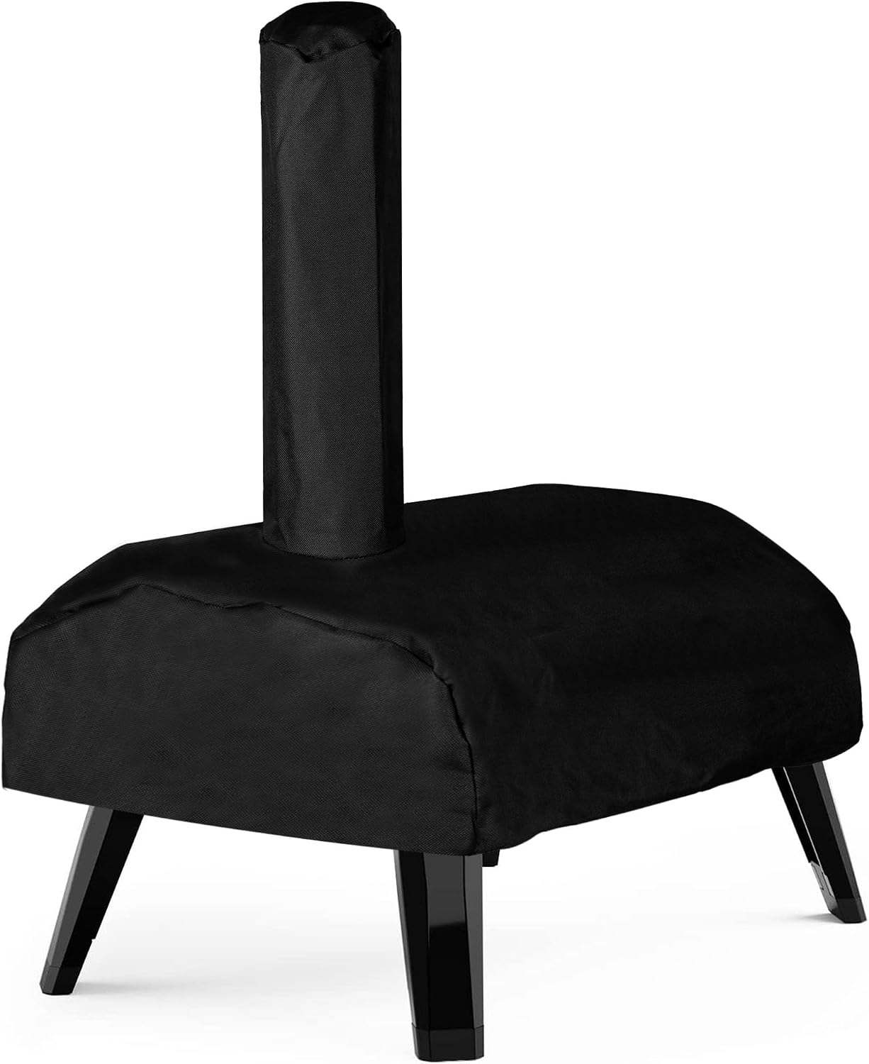 Cubierta horno pizza al aire libre 12pulg 600D resistente negro