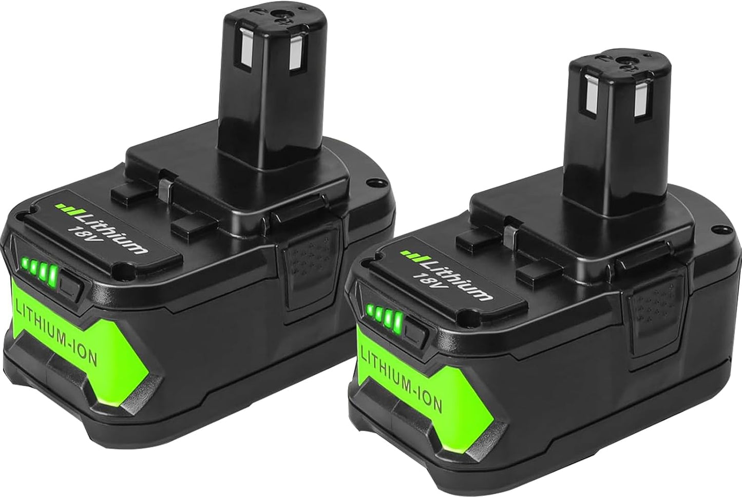 2 Baterías 6.0A comp Ryobi 18V ONE PCL235B PCL430B