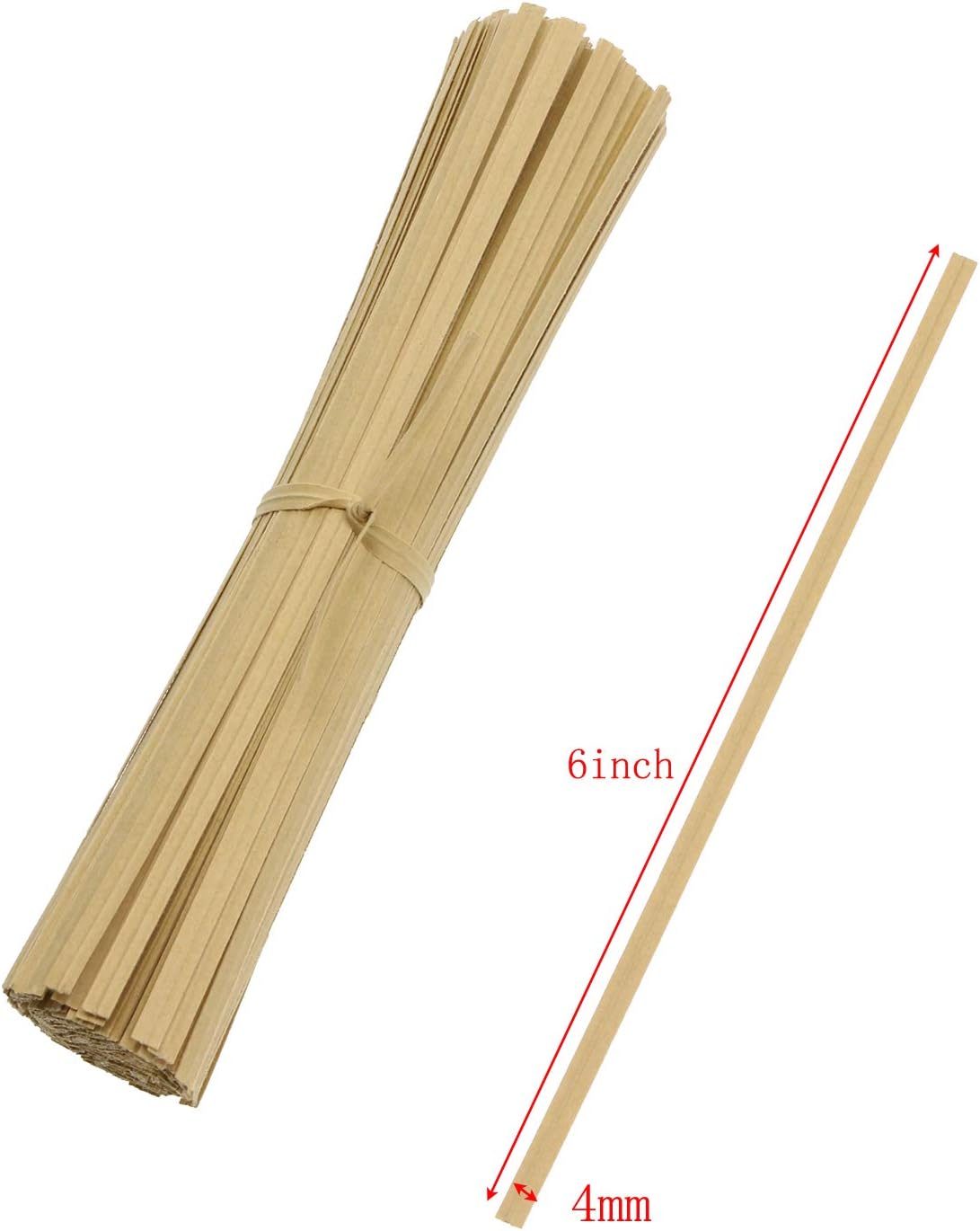 100 lazos papel estraza kraft 6pulg