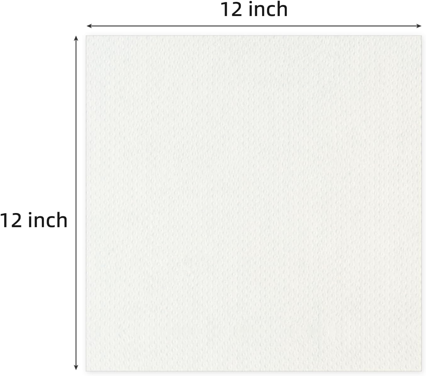25 Tableros Respaldo 12x12pulg Blanco Sin Ácidos