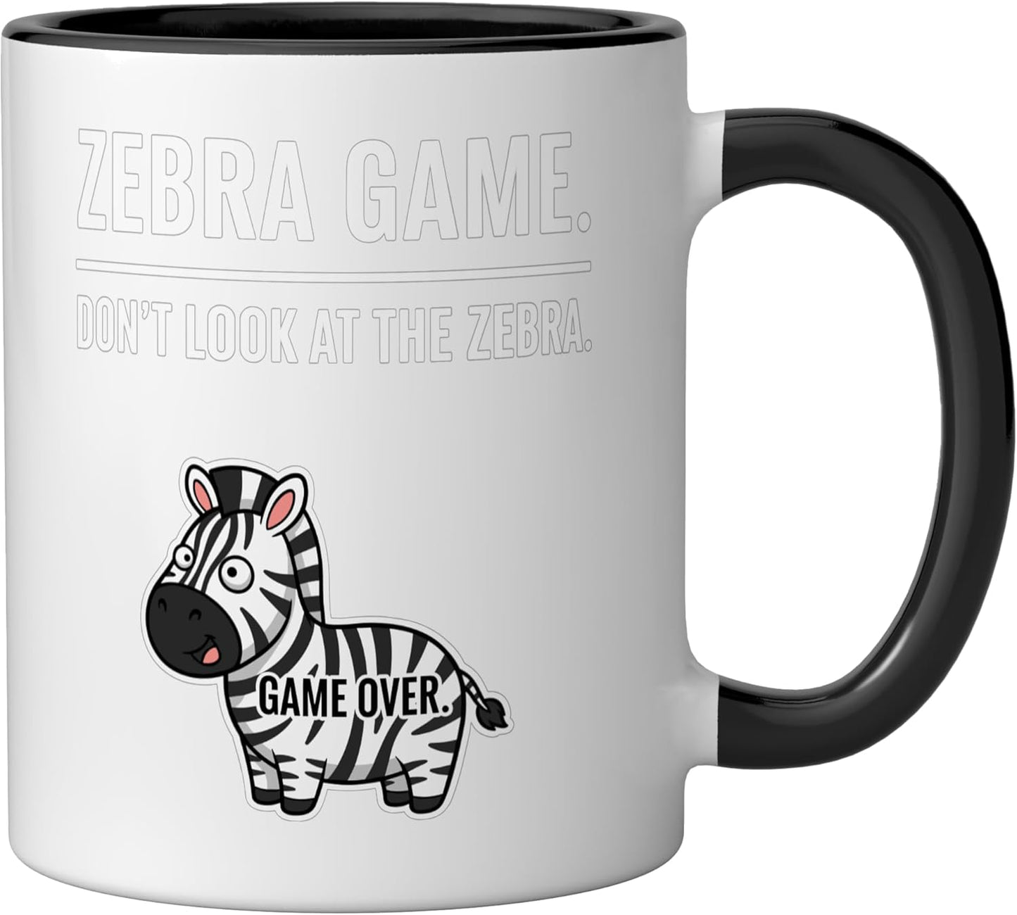 Taza cerámica Safari Animal Humor Joke Zebra