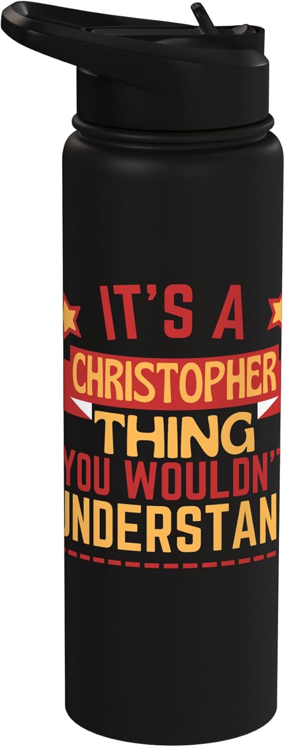 Botella de agua aislada de acero inoxidable Christopher