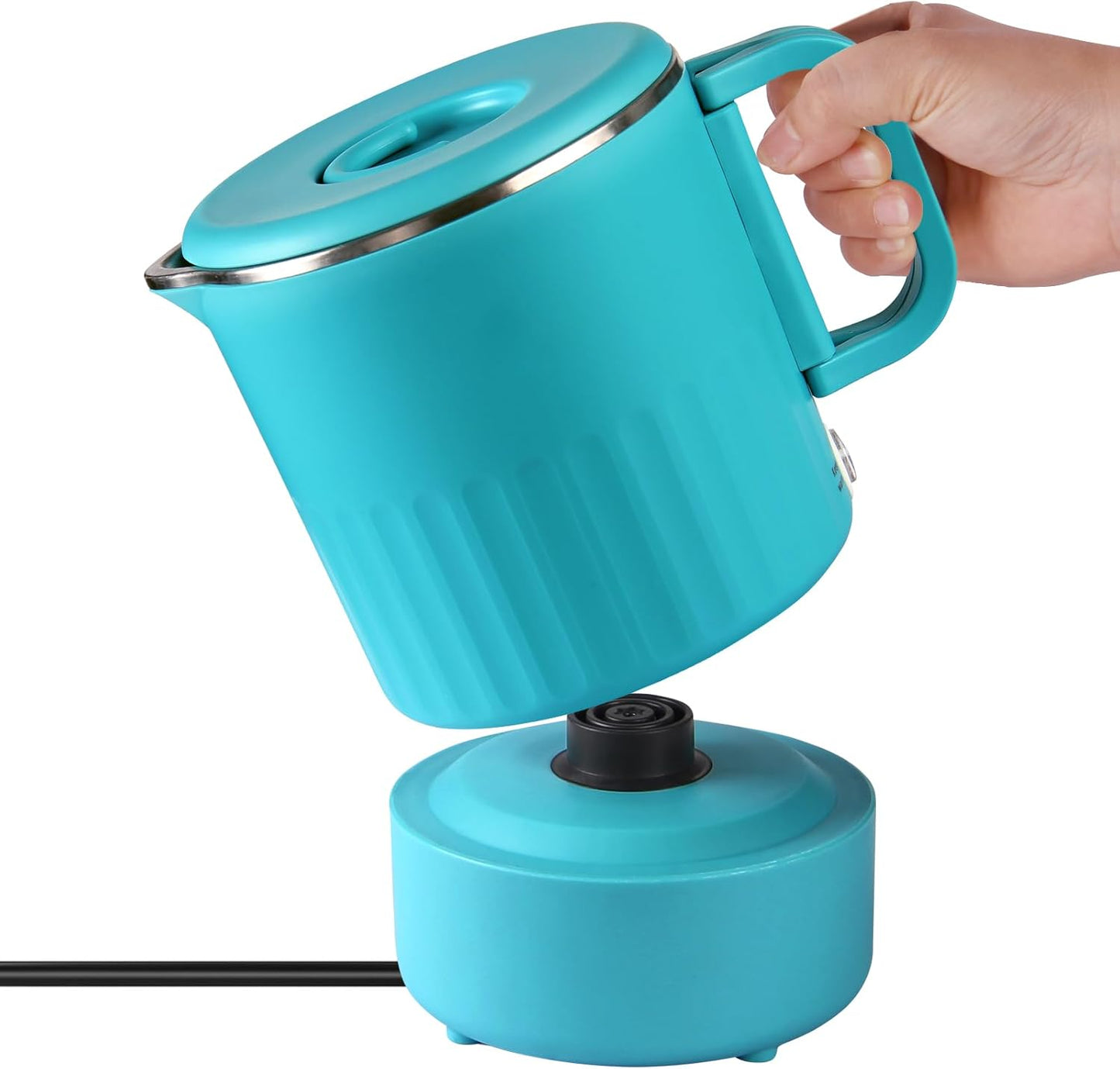 Hervidor eléctrico plegable de acero inoxidable 0.8L para viajes