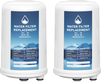 Cartucho repuesto filtro agua comp Leveluk K8 JRIV 8 placa paq 2