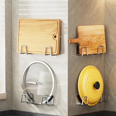 4 soportes adhesivos de esponja para fregadero acero inoxidable