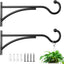 2 Ganchos Metal para Cestas Colgantes 11pulg Exterior