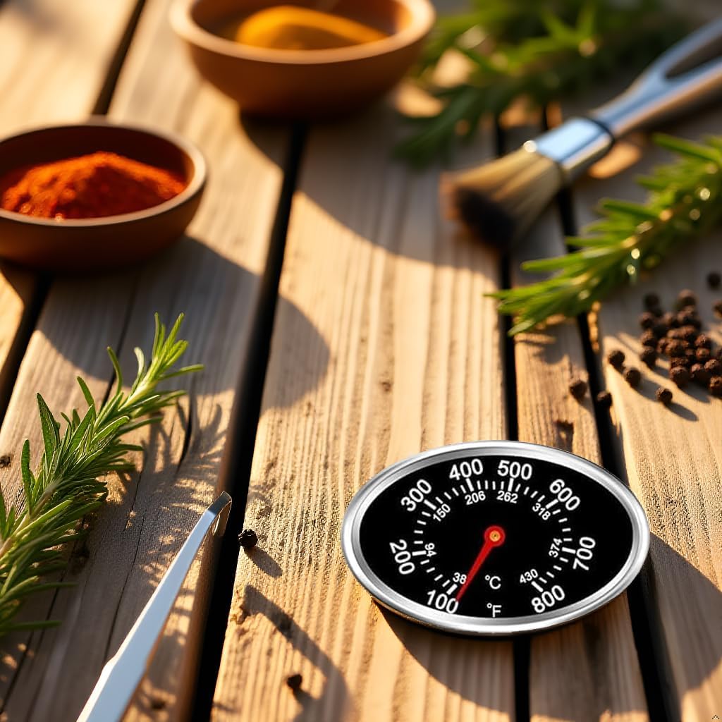 Termómetro tapa repuesto para parrillas acero inox