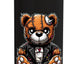 Vaso térmico acero inox con oso de peluche rock gothic