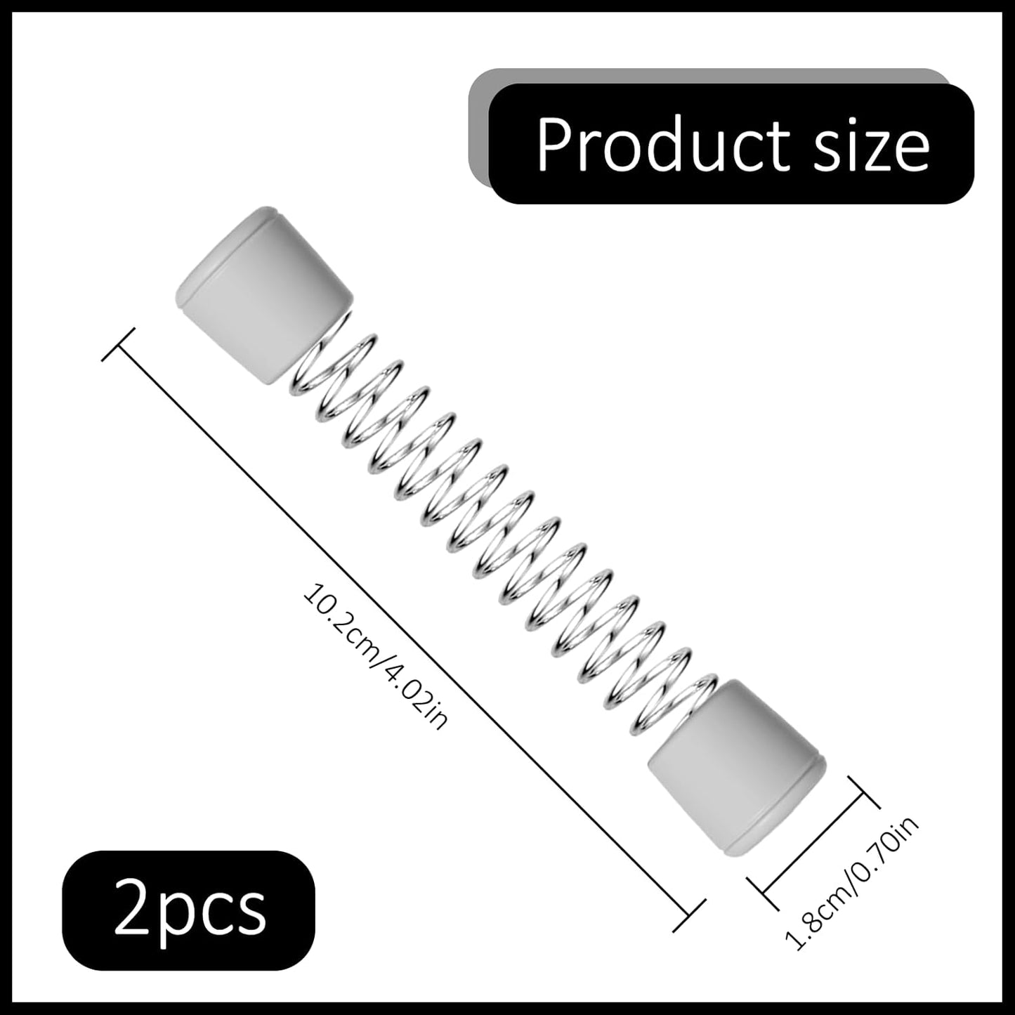 Pack 2 Accesorios Puerta Lavadora Carga Frontal Con Resorte