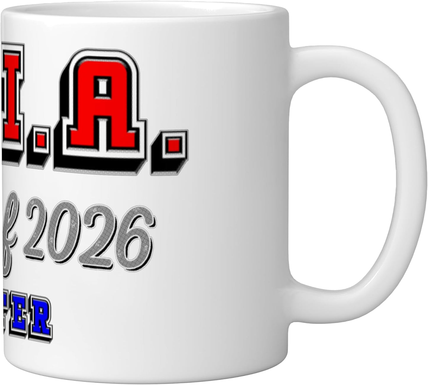 Taza cerámica OCIA Class of 2026 blanca