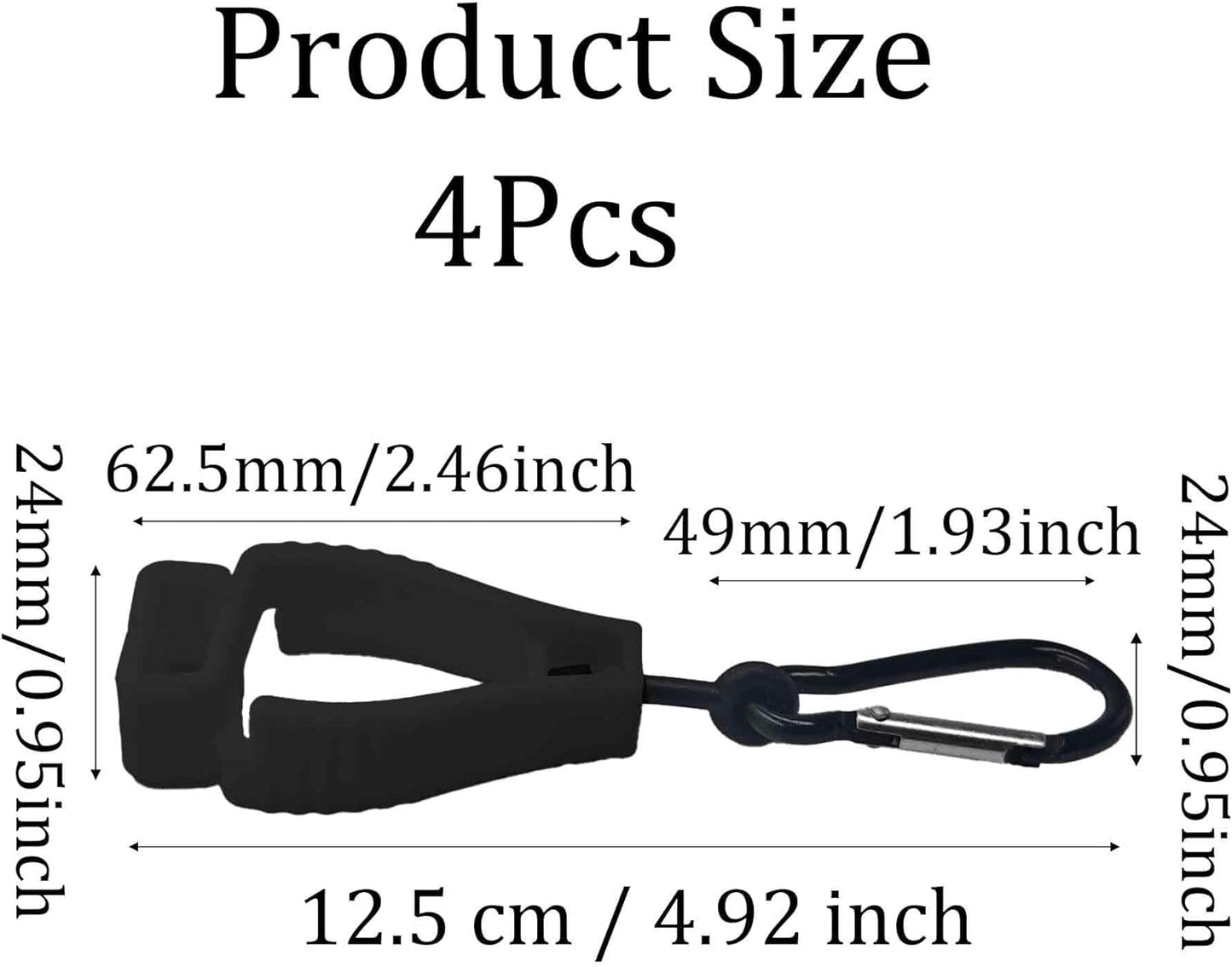 Pinzas sujetador guantes seguridad