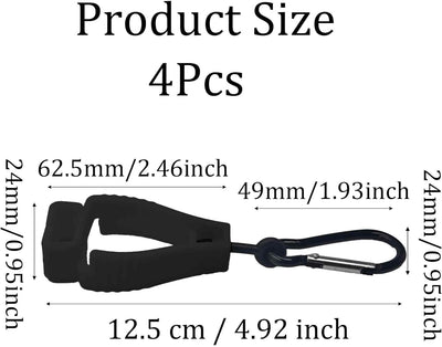 Pinzas sujetador guantes seguridad