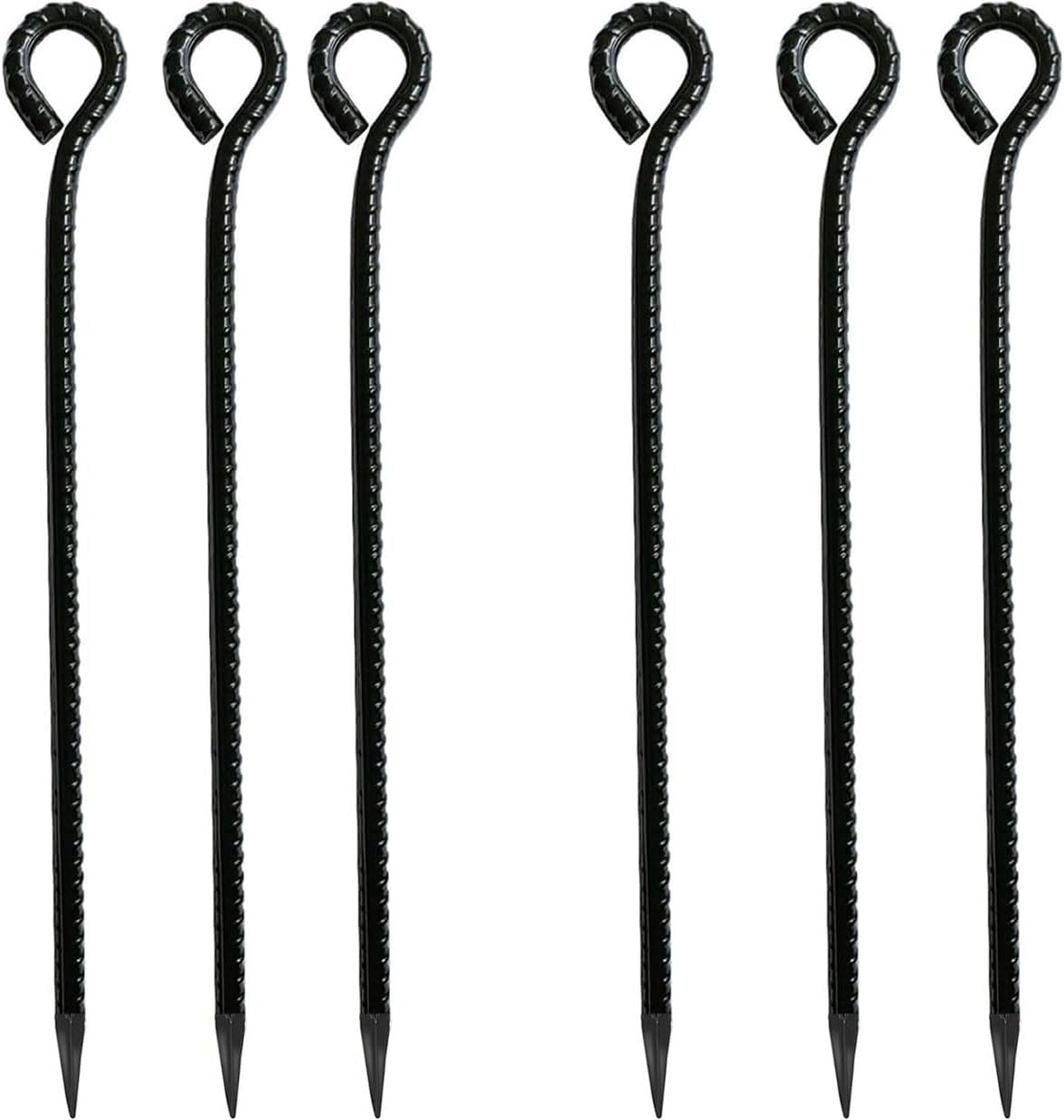 Estacas metal anclaje tierra 16pulg resistentes