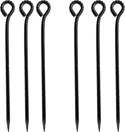 Estacas metal anclaje tierra 16pulg resistentes