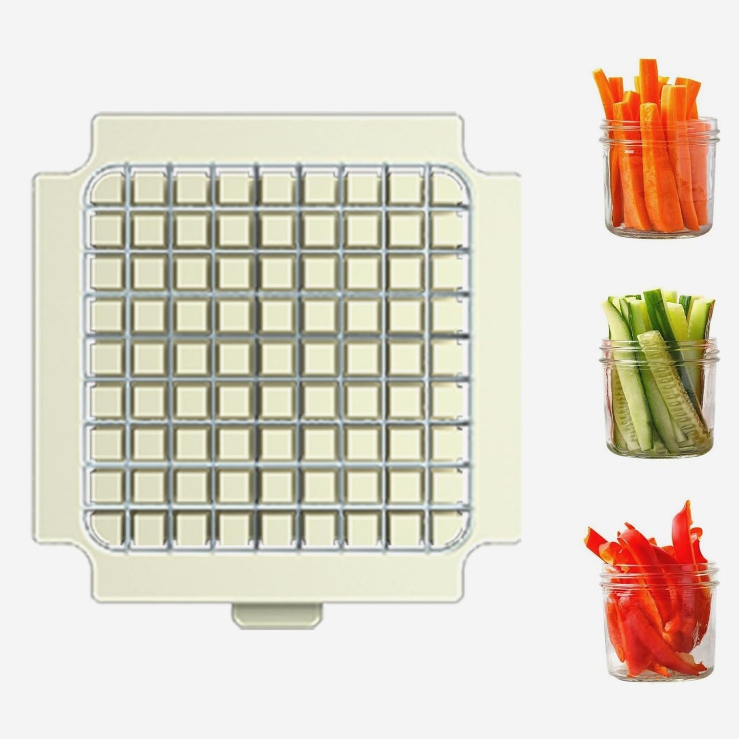 Cortador eléctrico acero inox 1/2 y 3/8 pulg para papas