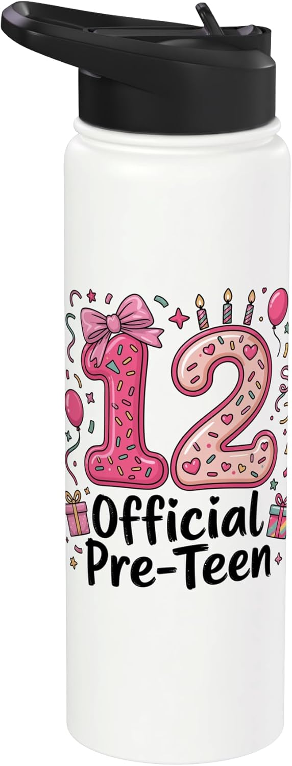 Botella de agua acero inoxidable para niña 12 años
