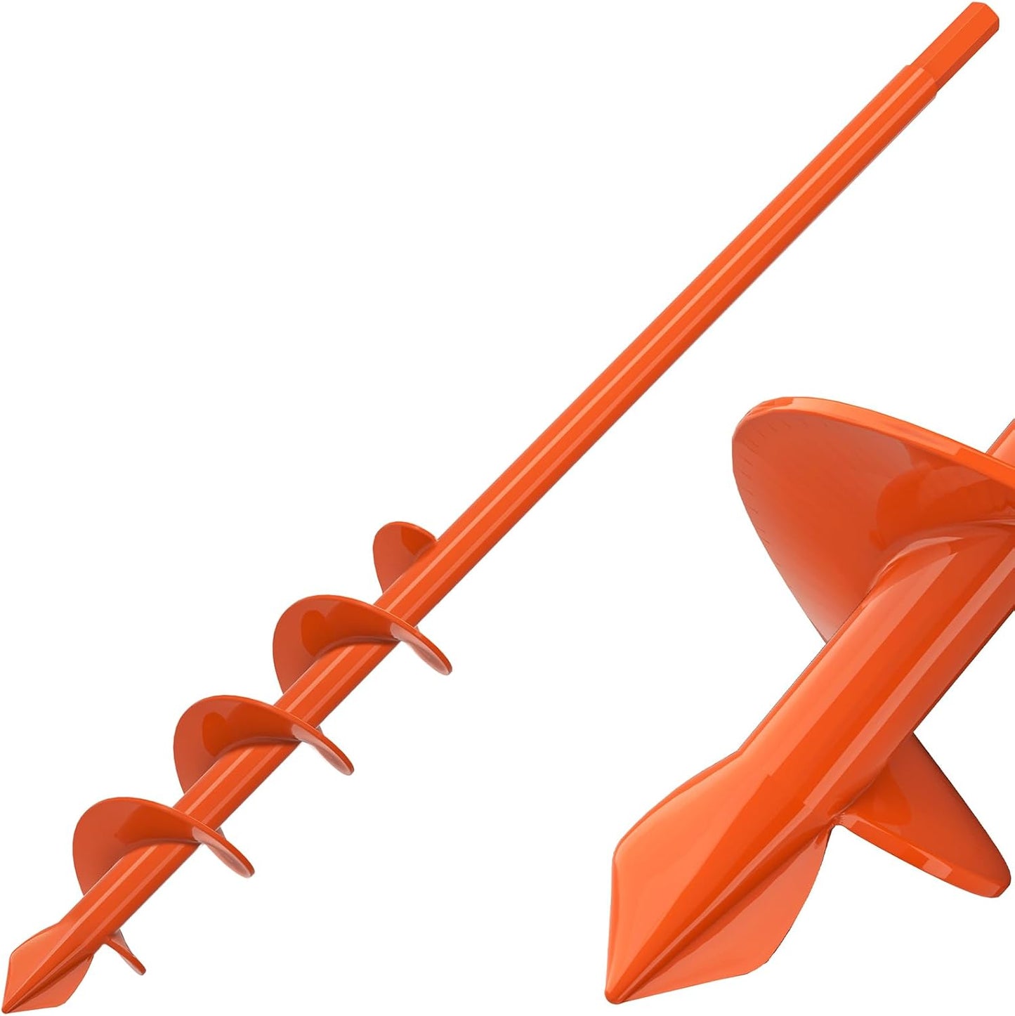 Broca taladro 1.6x16pulg para plantar acero naranja