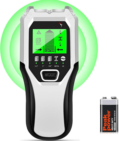 Escáner pared 5en1 multifuncional con pantalla LCD y alarma