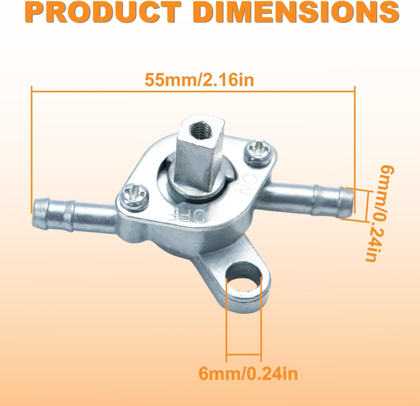 Interruptor válvula combustible generador Homelite Ryobi