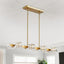 Candelabros dorados 8 luces para comedor sala dormitorio