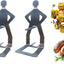 Soporte perros calientes acero inox pack 2 reutilizable