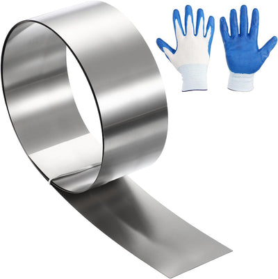 Rollo acero inox 2x3.3pies impermeable con guantes corte