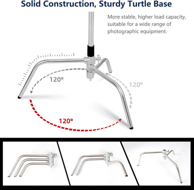 Soporte C brazo pluma 10.5pies para estudio luz reflector