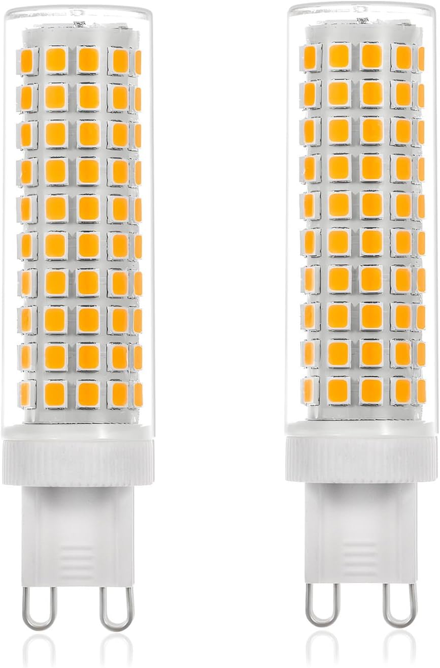 Pack 2 Bombillas LED G9 10W 1250LM Blanco Cálido