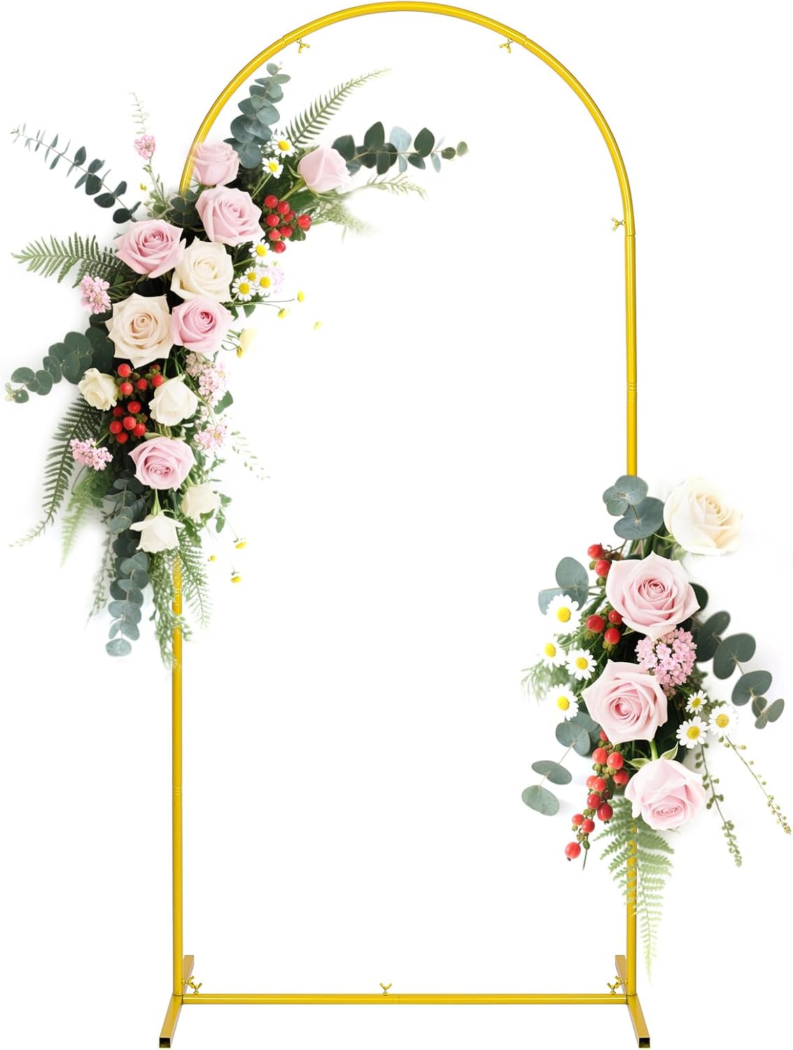Soporte arco dorado para bodas y fiestas 7.2ft