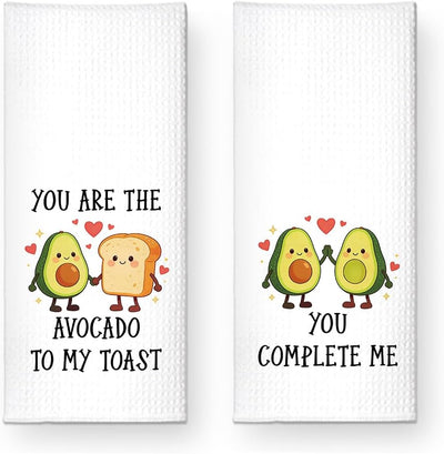 Juego de 2 toallas de cocina You're The Avocado con diseño de aguacate