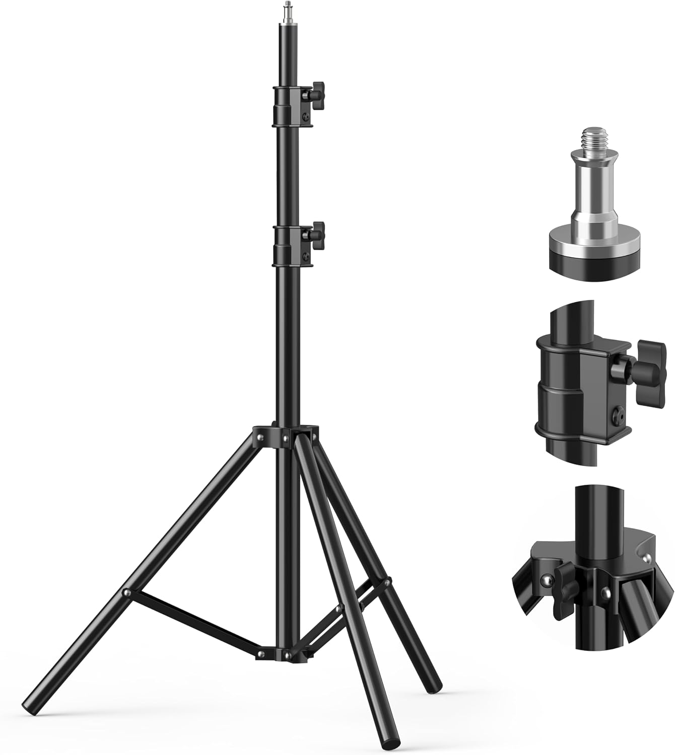 Soporte luz estudio 110pulg metal acolchado