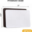 40 imanes rectangulares blancos de sublimación 2.2 x 3 pulgadas para prensa de calor