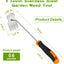 Herramienta deshierbe acero inox 6 dientes mango antiderrap