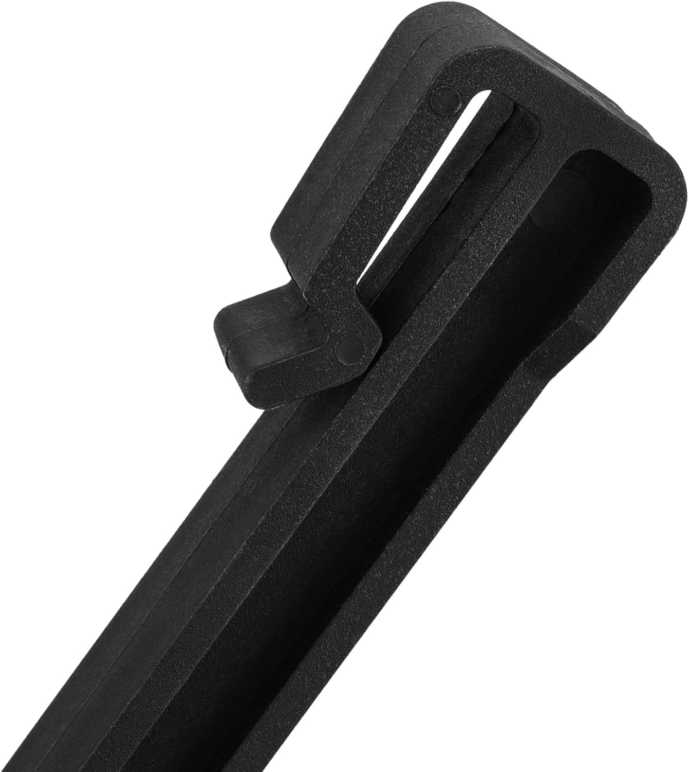 40 Estacas Plástico Resistente para Bordes de Jardín Negro