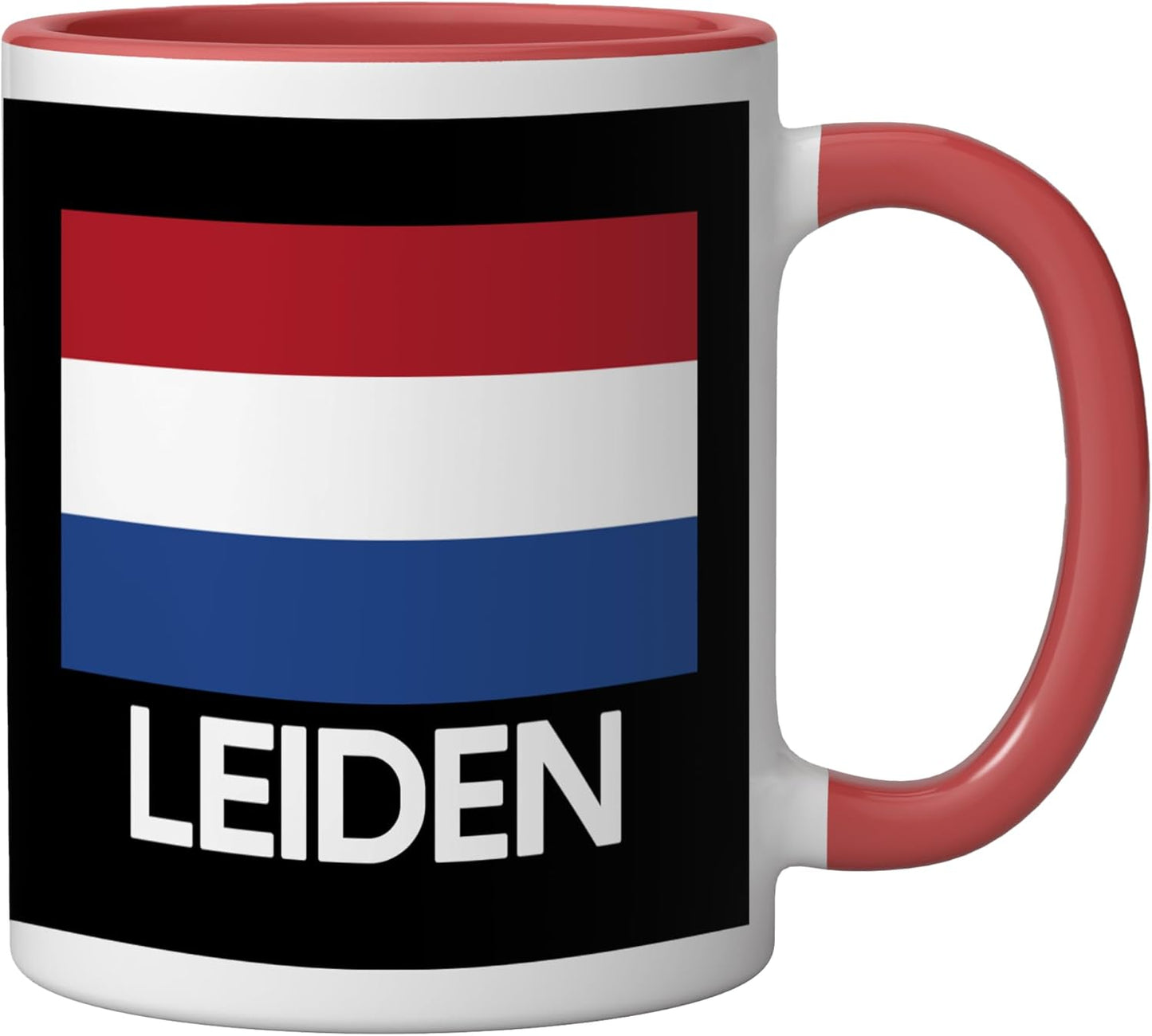 Taza Cerámica Bandera Holanda Rojo Blanco
