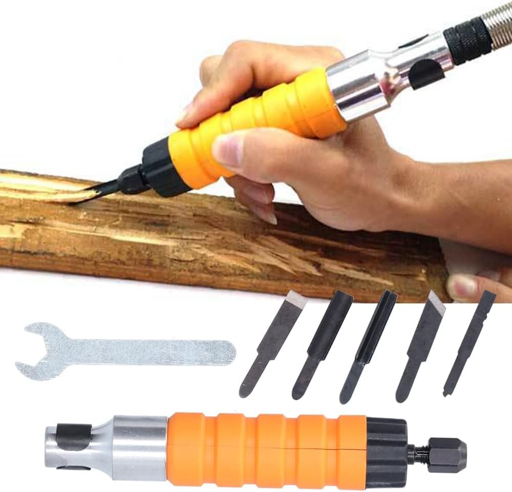 Juego 5 Cinceles Taladro Eléctrico para Madera
