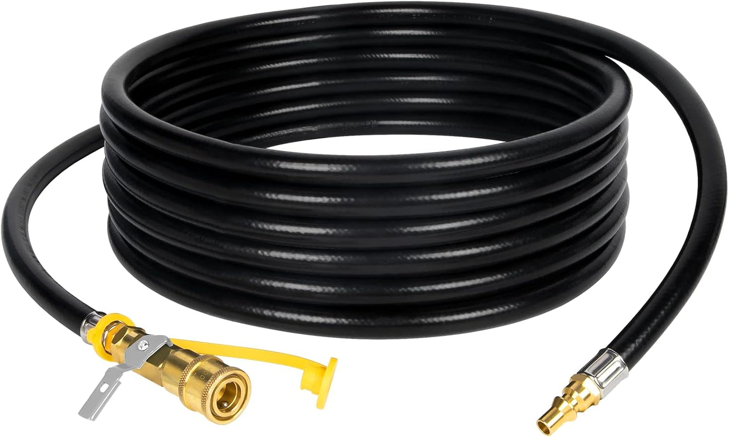 Manguera propano RV 12ft con accesorios 1/4pulg para parrillas