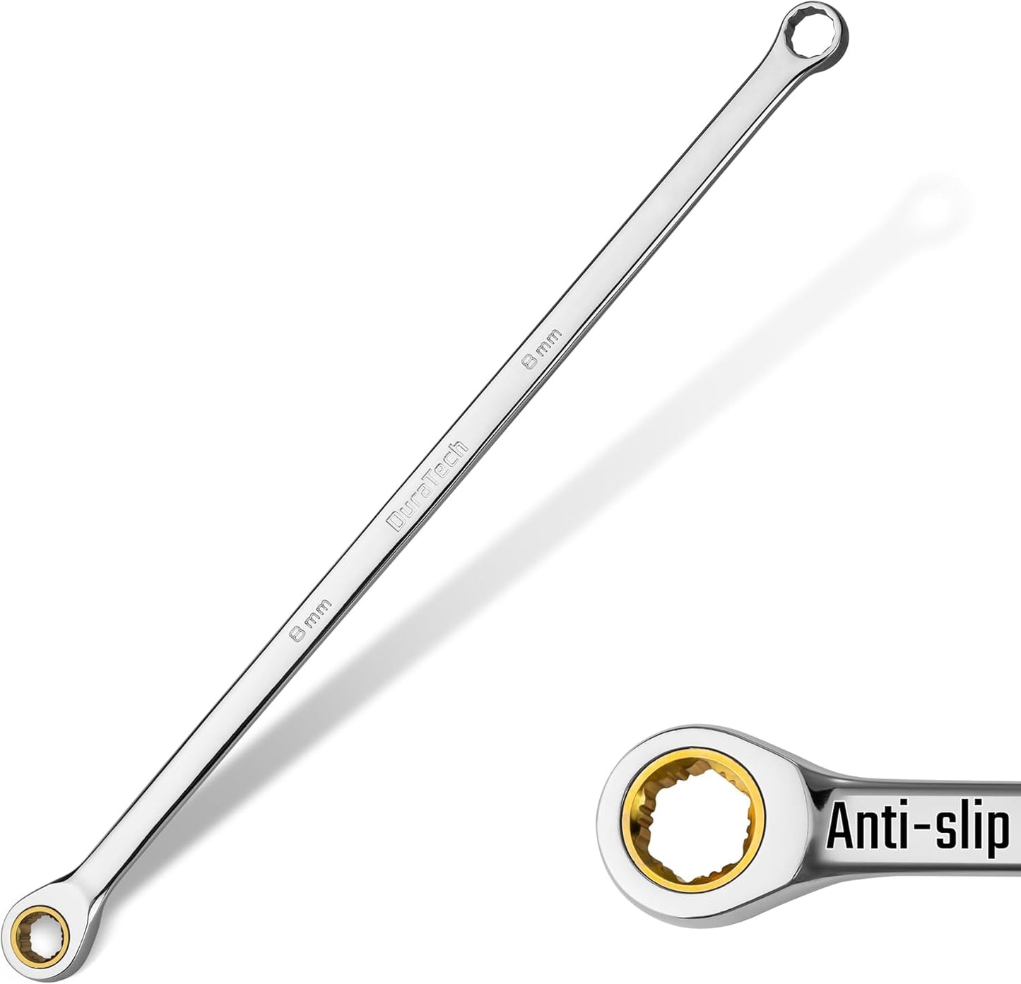Llave trinquete antideslizante 0.315pulg acero CRV