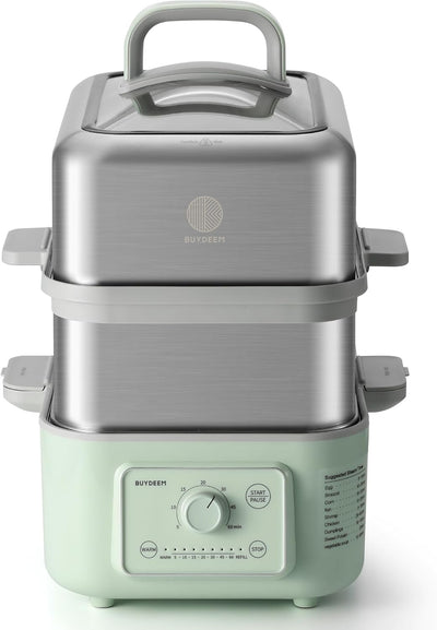 Vaporizador eléctrico 10.6qt con contenedor cerámica 35oz amarillo