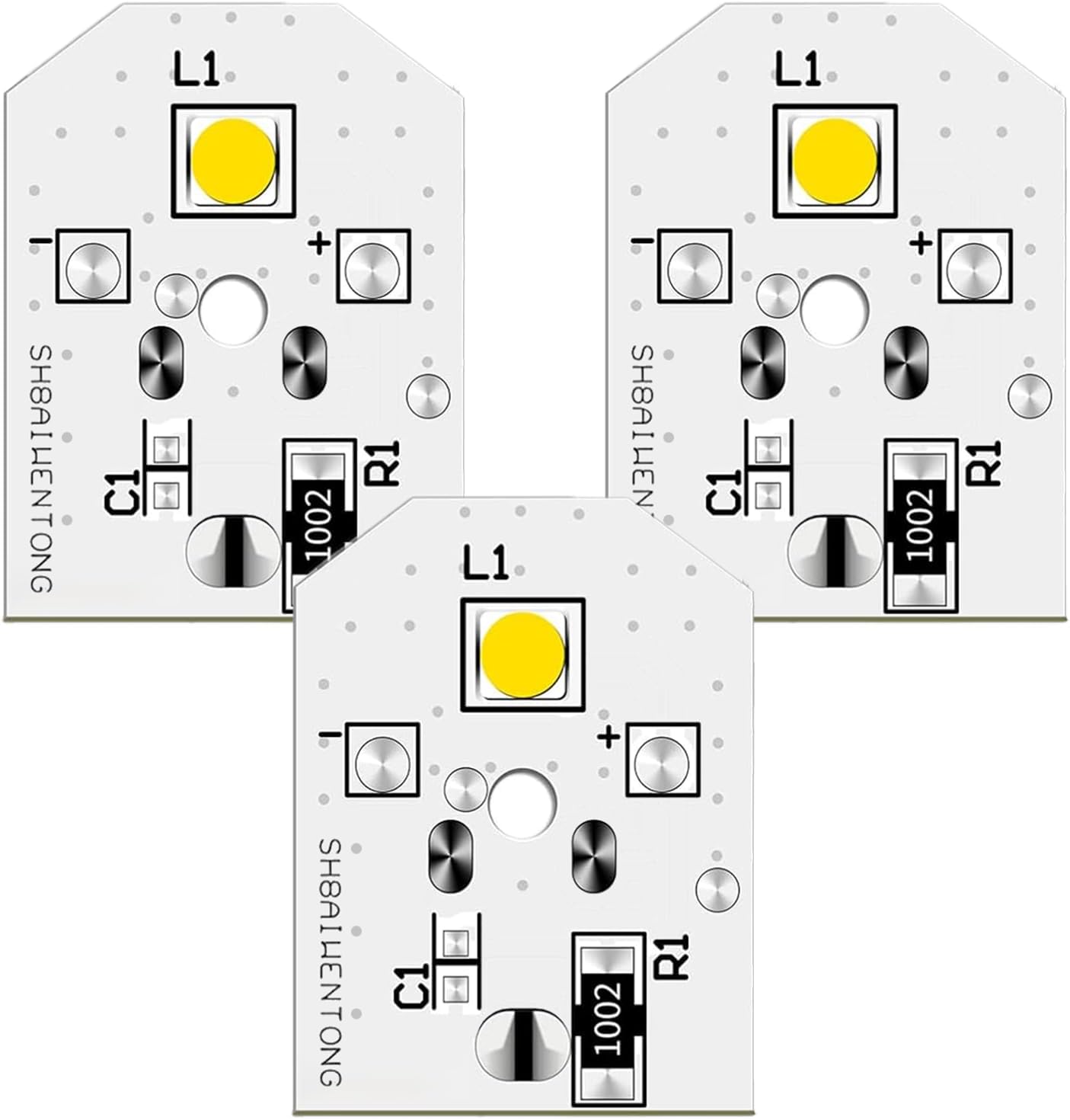 3 Pzas Tablero LED para refrigerador GE WR55X