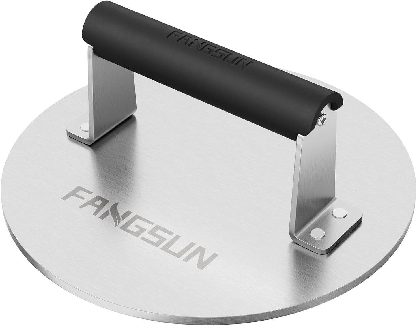 Prensa hamburguesa acero inox 8.5pulg antiadherente