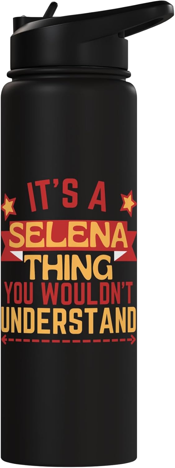 Botella de agua aislada de acero inoxidable Selena