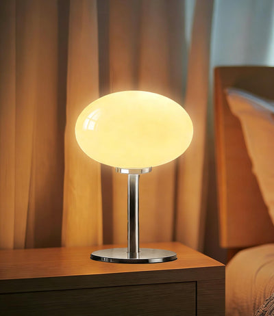 Lámpara cristal forma hongo regulable 3 temperaturas