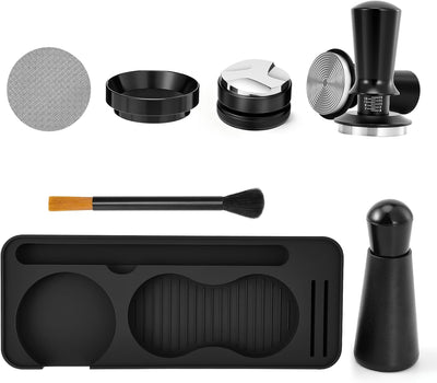 Kit 7 herramientas espresso con estación silicona 2.00pulg