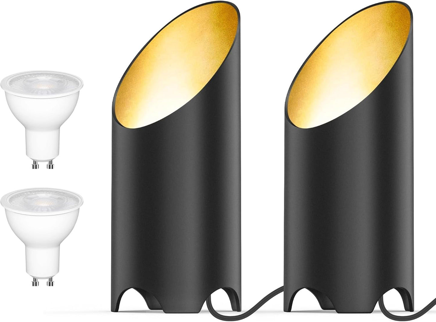 2 Luces Interior 6W 3000K GU10 para Pared y Arte