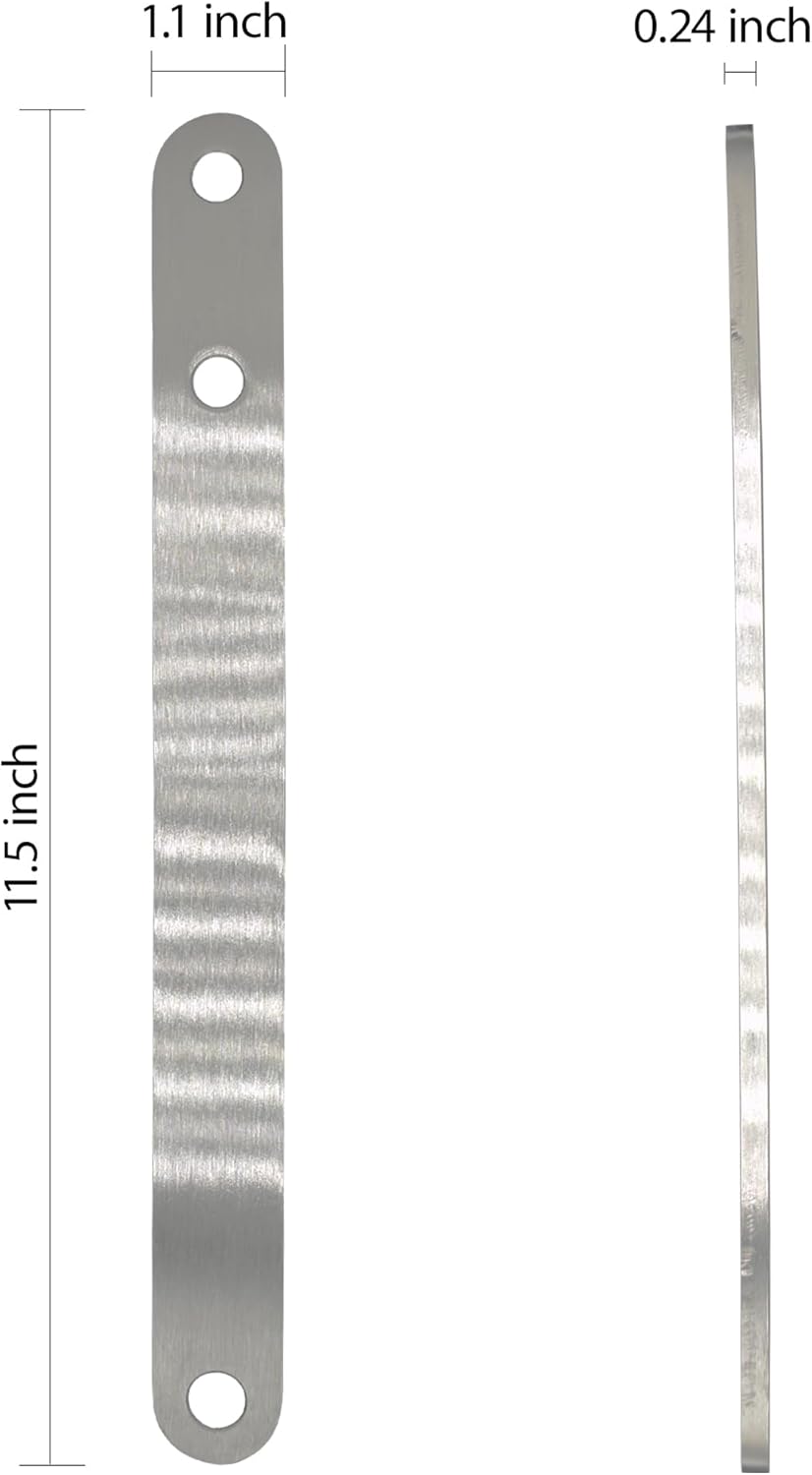 2 Soportes Empuje Comp G-Host AXPO Abridor Puerta Acero Inox